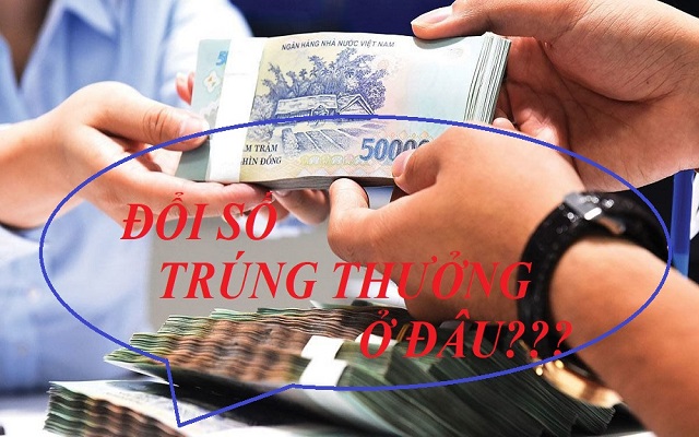 Ngân hàng hiện không đổi vé số trúng thưởng