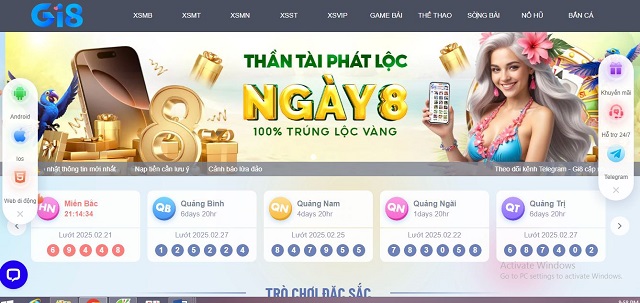 Giao diện Gi8 thân thiện với người dùng Giao diện Gi8 thân thiện với người dùng