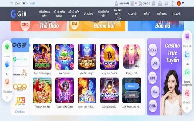 Kho cược đa dạng, chất lượng