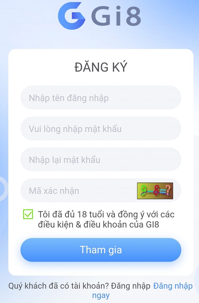 Đăng nhập/đăng ký tài khoản để chinh phục trò chơi Đăng nhập/đăng ký tài khoản để chinh phục trò chơi