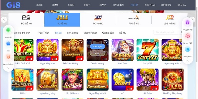 Tải game Nổ Hũ Gi8 trên Android