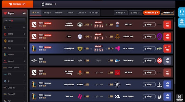 Trải nghiệm Esport Gi8 dễ dàng Trải nghiệm Esport Gi8 dễ dàng
