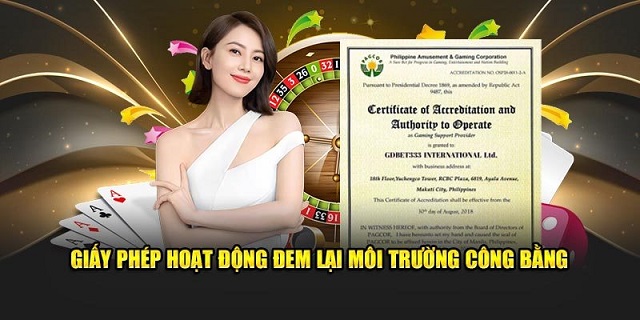 Chọn nhà cái đánh bạc có giấy phép rõ ràng