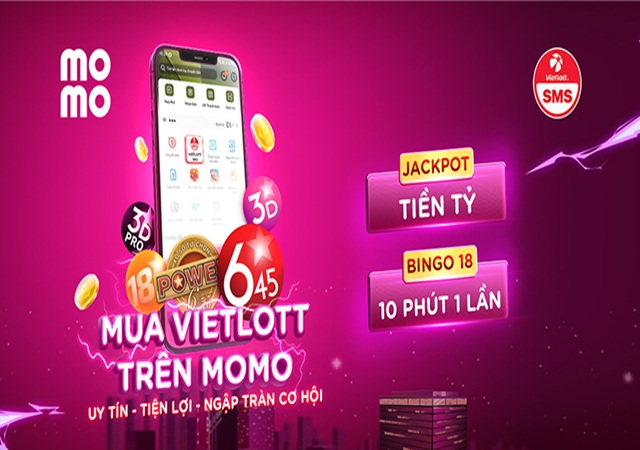 Chơi xổ số trên app Momo